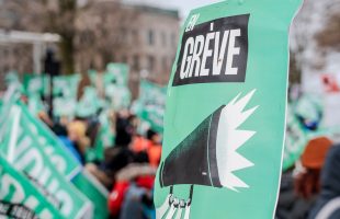 Sept journées de grève à venir en Front commun