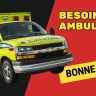 Besoin d’une ambulance? Bonne chance!