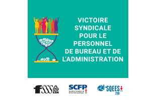 Victoire syndicale pour le personnel de bureau et de l’administration