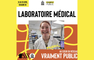 La FSSS-CSN souligne la Semaine du laboratoire médical !