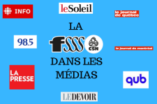 La FSSS-CSN dans les médias