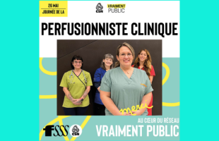 Belle journée de la perfusionniste clinique !