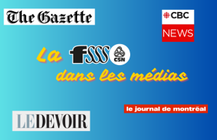 La FSSS dans les médias pour défendre nos réseaux