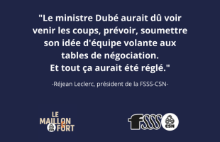La FSSS-CSN dans les médias au sujet de l&rsquo;équipe volante