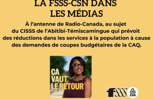 Coupes dans les services et agences privées