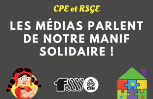 Les syndiquées des CPE et RSGE populaires !