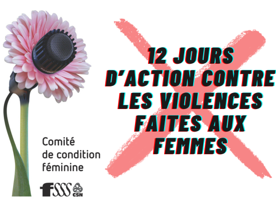 12 jours d’action contre les violences faites aux femmes