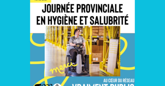 Préposé-es en hygiène et salubrité, merci d’être là ! 🫶