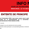 Entente de principe pour le Syndicat des techniciens(nes) de laboratoire d’Héma-Québec (CSN)