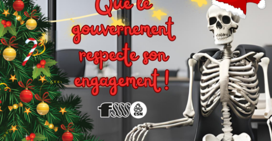 Que le gouvernement respecte son engagement !