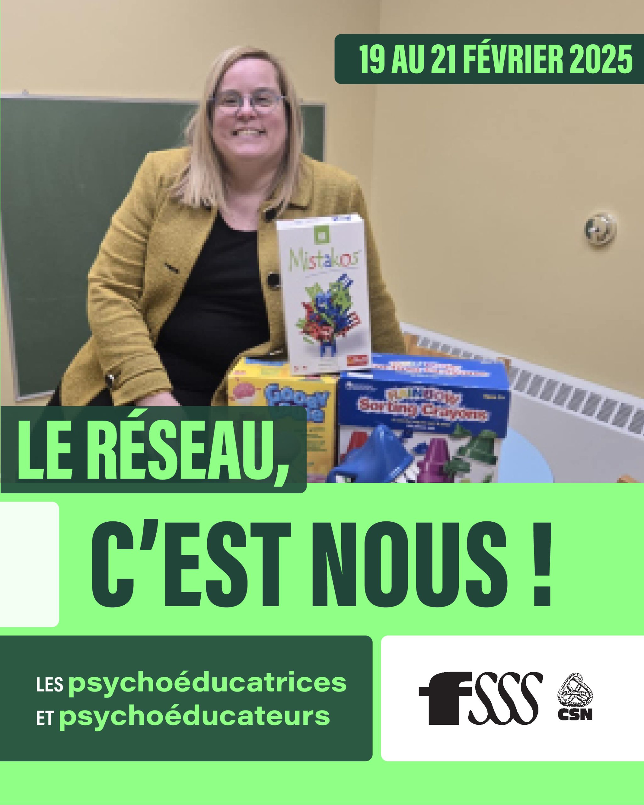 Bonnes journées nationales de la psychoéducation!