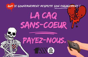 Retards de paiement d&rsquo;équité salariale et conventions collectives – Front commun pour le respect des engagements envers le personnel de la santé et des services sociaux
