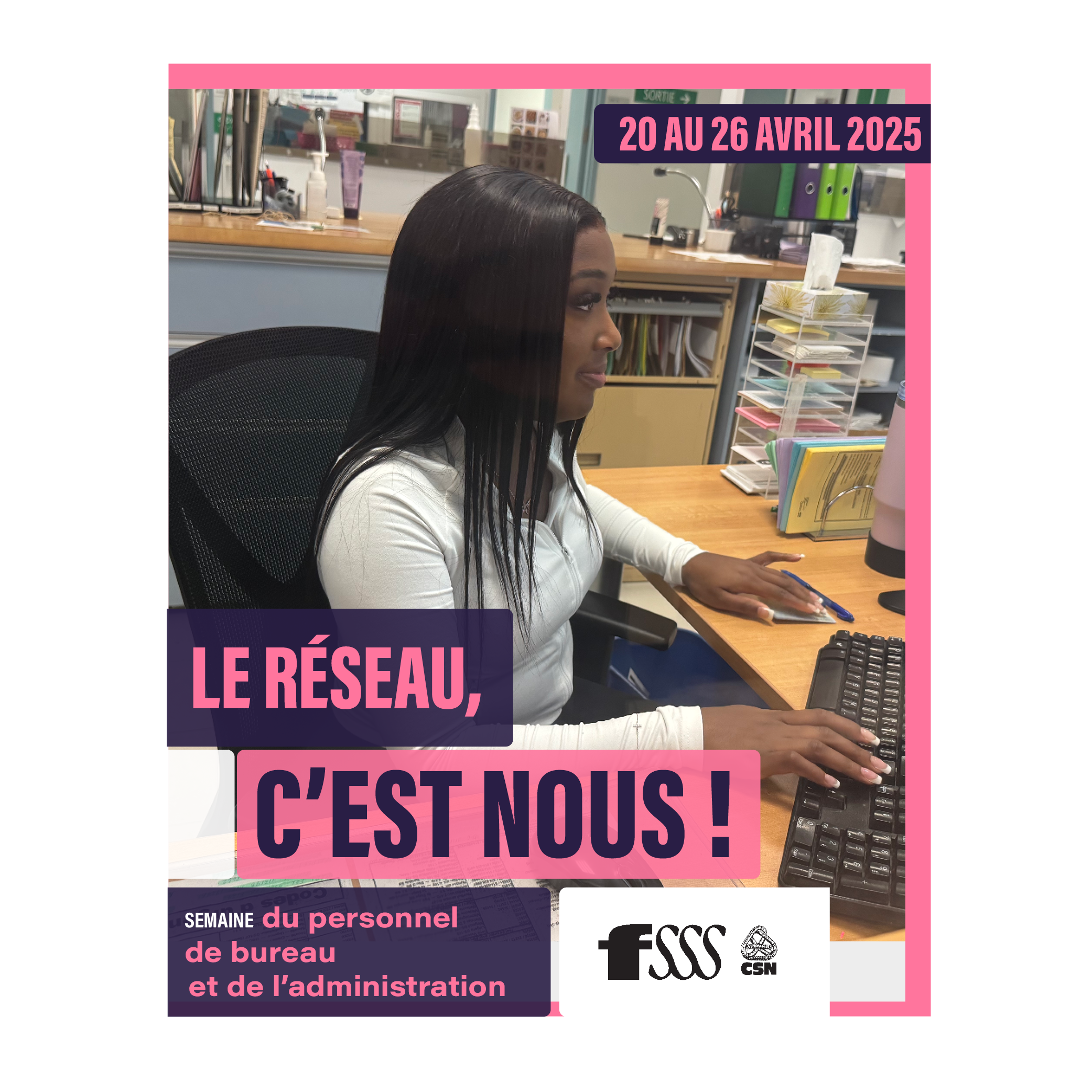 Semaine du personnel de bureau et de l’administration – 20 au 26 avril
