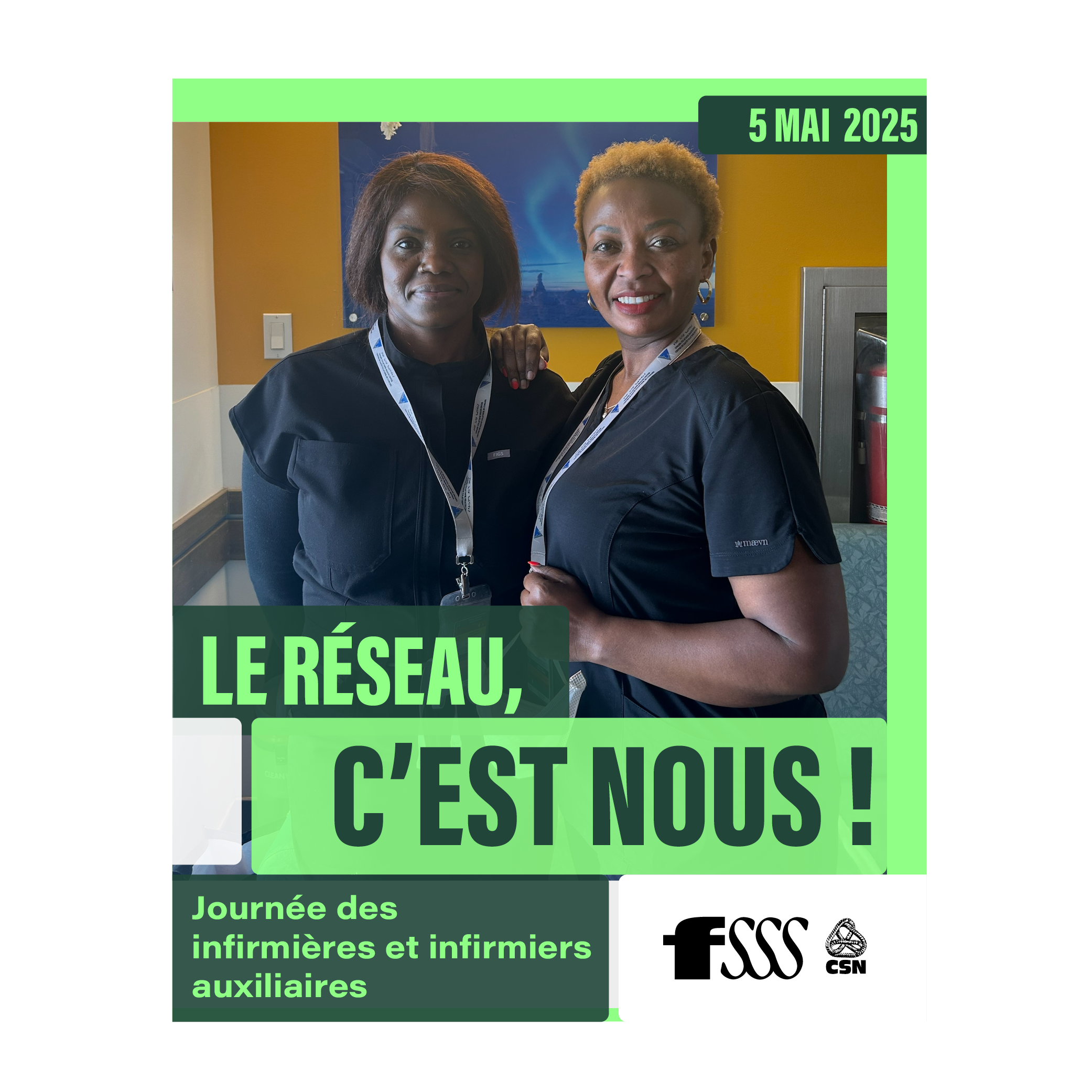 Journée des infirmières et infirmiers auxiliaires – 5 mai 2025