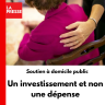 Soutien à domicile public : un investissement et non une dépense