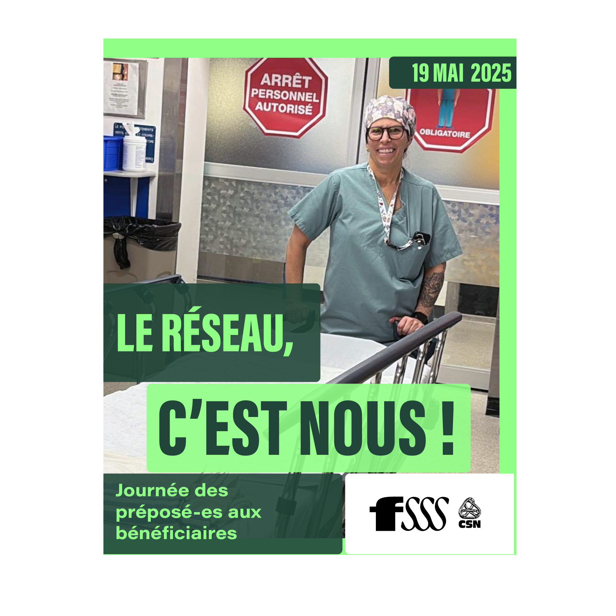 Journée des préposé-es aux bénéficiaires – 19 mai 2025
