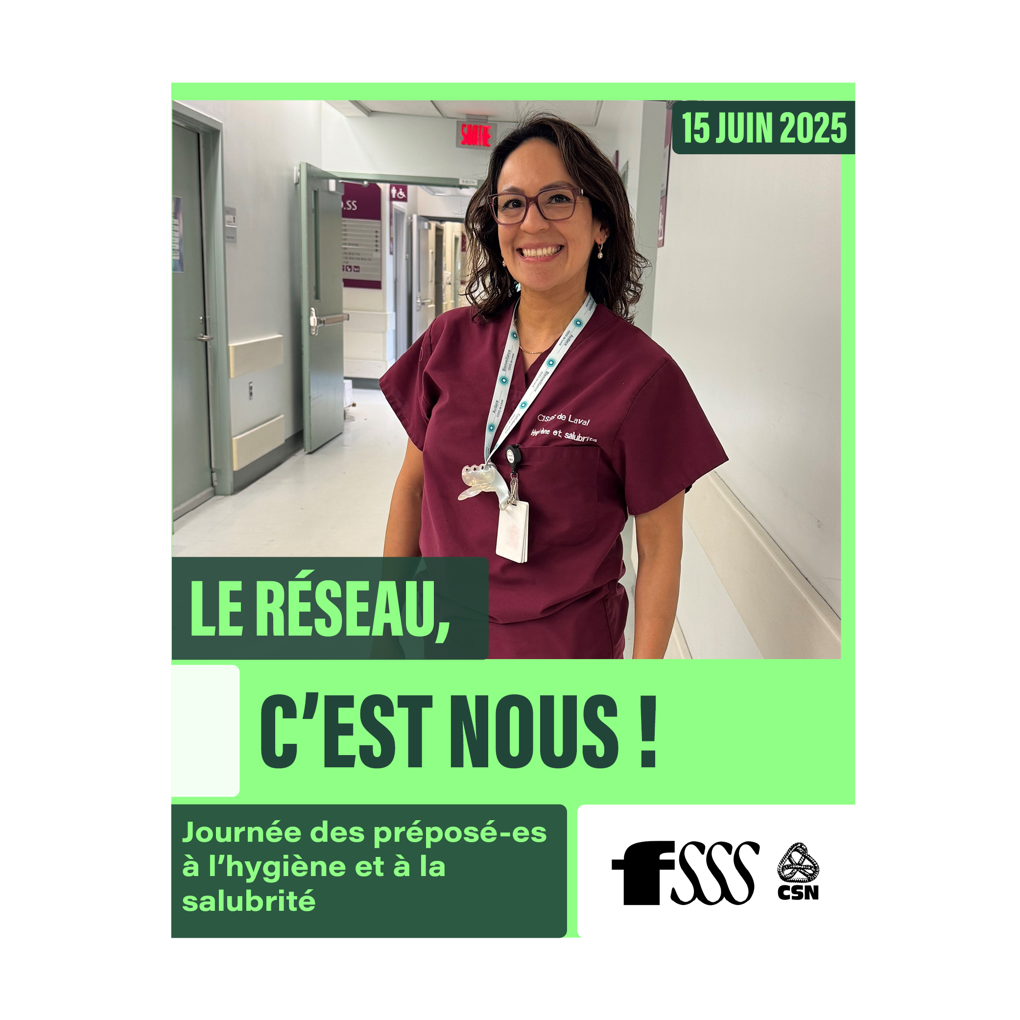 Journée internationale des préposé-es à l’hygiène et à la salubrité – 15 juin 2025