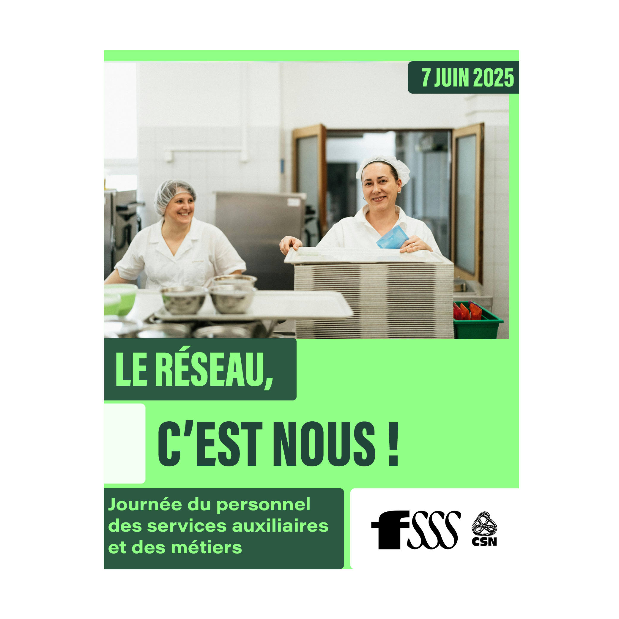 Journée du personnel des services auxiliaires et de métiers – 7 juin 2025