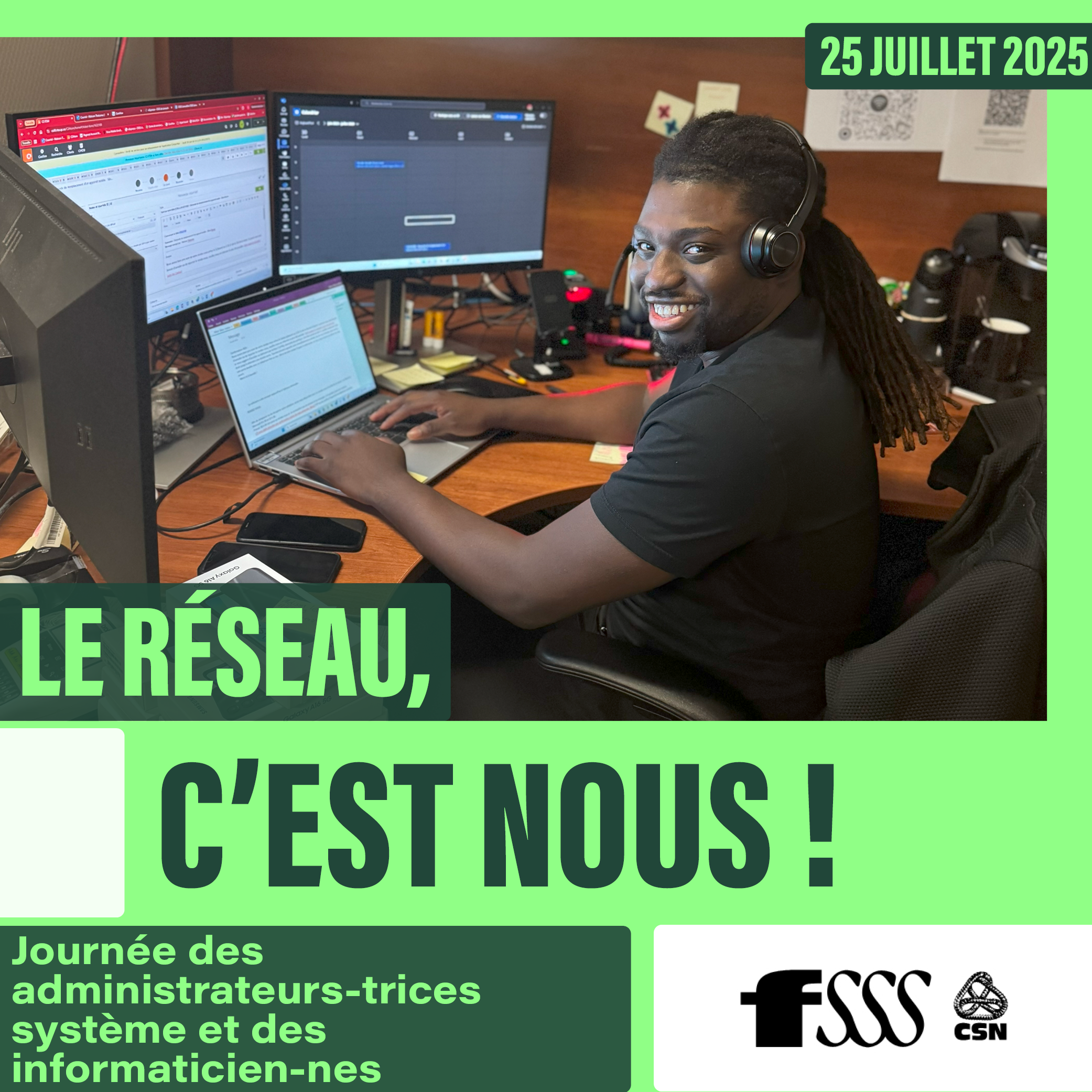 Journée des administrateurs-trices système et des informaticien-nes – 25 juillet 2025