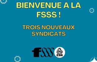 Trois nouveaux syndicats à la FSSS ! 🎉