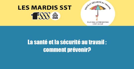 Retour sur le Mardi SST de novembre : pour une prévention efficace dans les milieux de travail