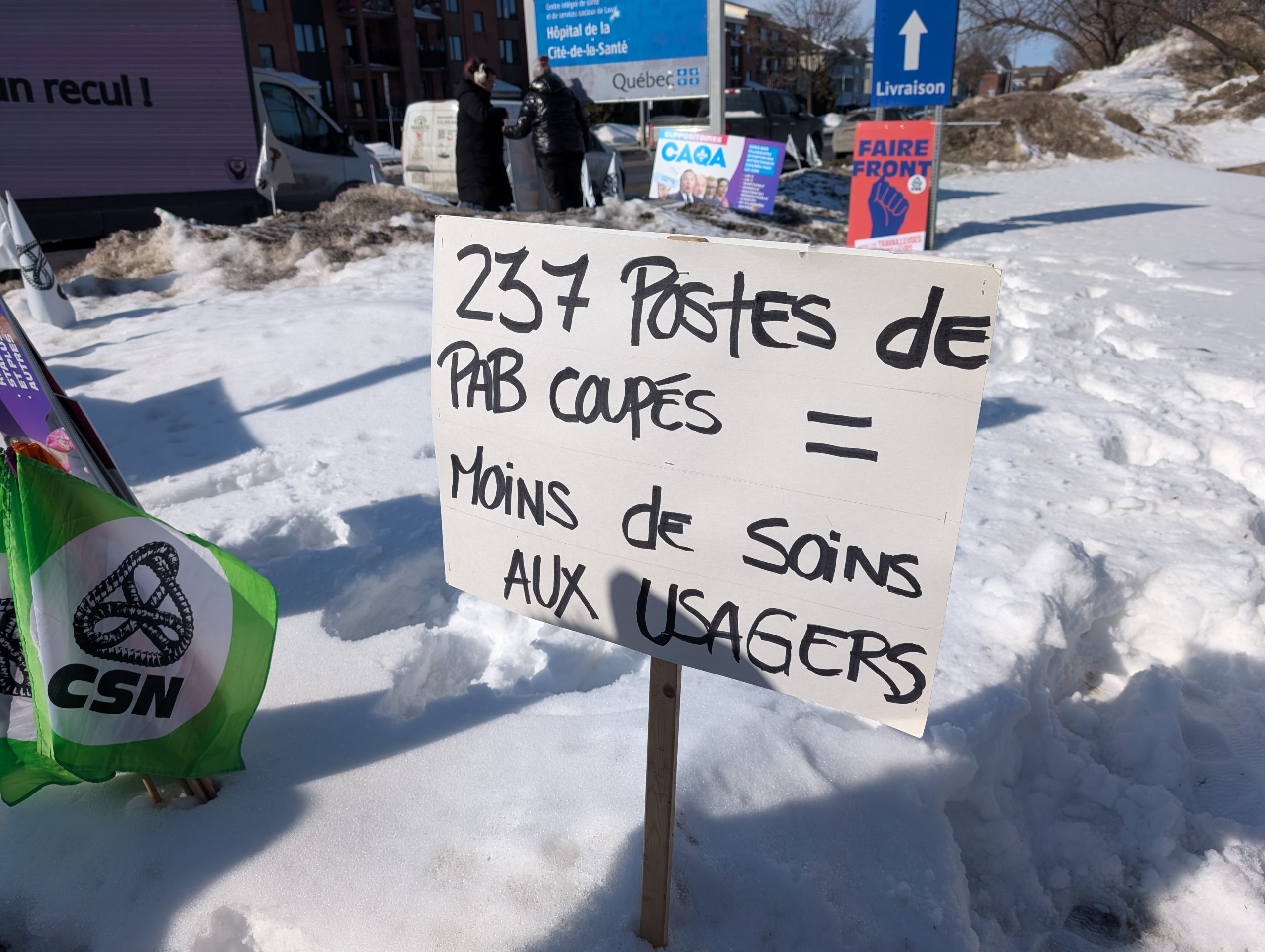 La CSN dénonce des suppressions de postes affectant les services au CISSS de Laval