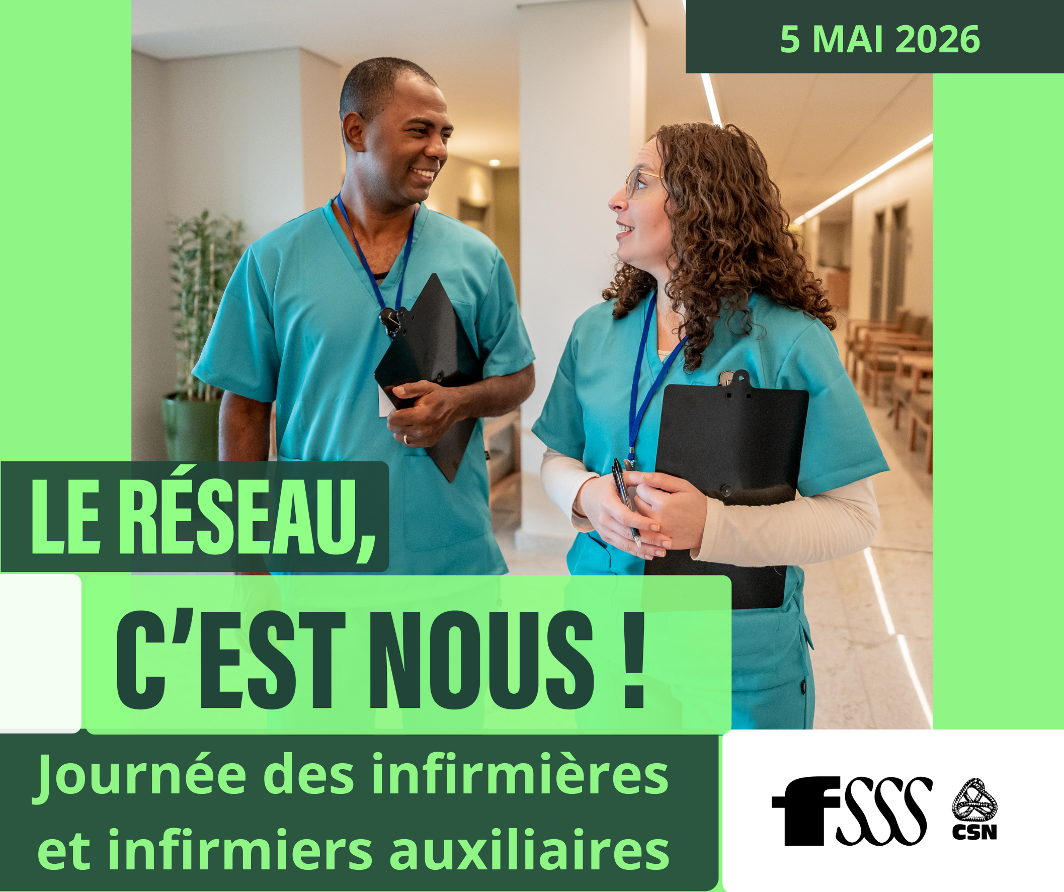 5 mai – Journée des infirmières et infirmiers auxiliaires