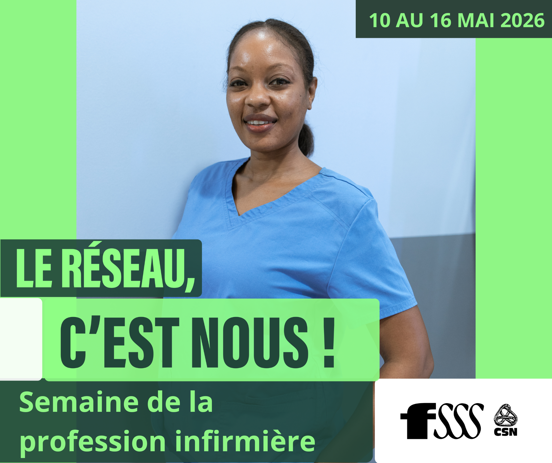 10 au 16 mai – Semaine de la profession infirmière