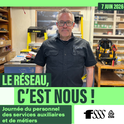 Journée du personnel des services auxiliaires et de métiers – 7 juin 2026